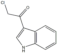 2-CHLORO-1-(1H-INDOL-3-YL)ETHAN-1-ONE Struktur