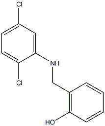 2-{[(2,5-dichlorophenyl)amino]methyl}phenol Struktur