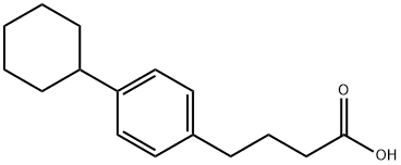 4-(4-cyclohexylphenyl)butanoic acid Struktur