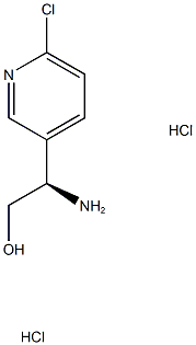 (R)-2-Amino-2-(6-chloropyridin-3-yl)ethanol dihydrochloride Struktur