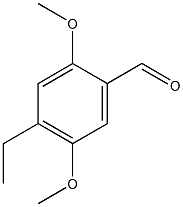 4-ethyl-2,5-dimethoxy-benzaldehyde Struktur