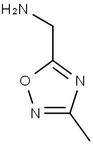 (3-methyl-1,2,4-oxadiazol-5-yl)methanamine Struktur