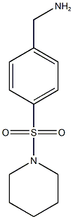 [4-(piperidine-1-sulfonyl)phenyl]methanamine Struktur