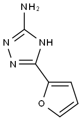 5-(furan-2-yl)-4H-1,2,4-triazol-3-amine Struktur