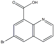 6-bromoquinoline-8-carboxylic acid Struktur