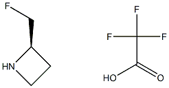 (2r)-2-(fluoromethyl)azetidine: trifluoroacetic acid Struktur