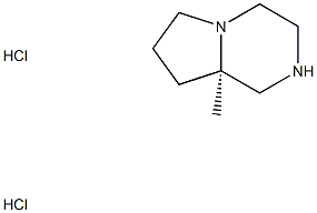 (8ar)-8a-methyl-octahydropyrrolo[1,2-a]pyrazine 2hcl Struktur