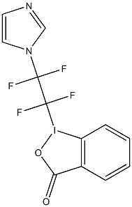 1-(imidazole tetrafluoroethy)-1,2-benzidoxodol-3(1H)-one Struktur