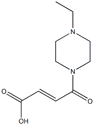 (2E)-4-(4-ethylpiperazin-1-yl)-4-oxobut-2-enoic acid Struktur