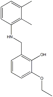 2-{[(2,3-dimethylphenyl)amino]methyl}-6-ethoxyphenol Struktur