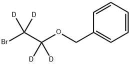 Benzene, [(2-bromoethoxy-1,1,2,2-d4)methyl]- Struktur