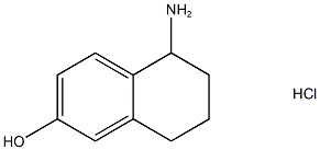 5-amino-5,6,7,8-tetrahydronaphthalen-2-ol hcl Struktur