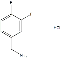 1-(3,4-difluorophenyl)methanamine hydrochloride Struktur