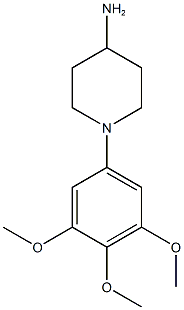 1-(3,4,5-trimethoxyphenyl)piperidin-4-amine Struktur