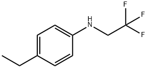 4-ethyl-N-(2,2,2-trifluoroethyl)aniline Struktur