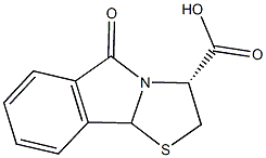 (3R)-5-oxo-2H,3H,5H,9bH-[1,3]thiazolo[2,3-a]isoindole-3-carboxylic acid Struktur