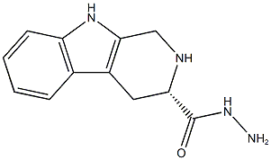 (3S)-1H,2H,3H,4H,9H-pyrido[3,4-b]indole-3-carbohydrazide Struktur