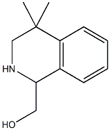 (4,4-dimethyl-1,2,3,4-tetrahydroisoquinolin-1-yl)methanol Struktur