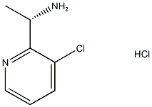 (s)-1-(3-chloropyridin-2-yl)ethanamine hcl Struktur