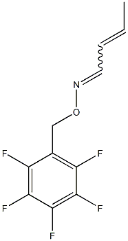 [(2E)-but-2-en-1-ylidene][(2,3,4,5,6-pentafluorophenyl)methoxy]amine Struktur