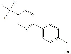 {4-[5-(trifluoromethyl)-2-pyridinyl]phenyl}methanol Struktur