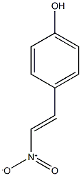 4-[(E)-2-Nitroethenyl]phenol Struktur