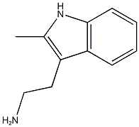 2-(2-methyl-1H-indol-3-yl)ethan-1-amine Struktur