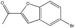 1-(5-bromo-1-benzofuran-2-yl)ethan-1-one Struktur