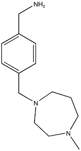 {4-[(4-methyl-1,4-diazepan-1-yl)methyl]phenyl}methanamine Struktur