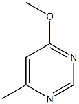 4-Methoxy-6-methylpyrimidine Struktur