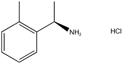 (1R)-1-(2-methylphenyl)ethan-1-amine hydrochloride Struktur