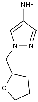 1-(oxolan-2-ylmethyl)-1H-pyrazol-4-amine Struktur