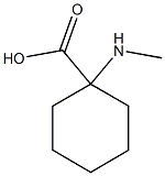 1-(methylamino)cyclohexane-1-carboxylic acid Struktur