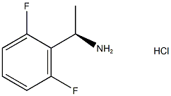 (1R)-1-(2,6-difluorophenyl)ethan-1-amine hydrochloride Struktur