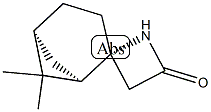 (1'R,2R,5'S)-6',6'-dimethylspiro[azetidine-2,2'-bicyclo[3.1.1]heptane]-4-one Struktur