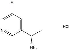 (1S)-1-(5-fluoropyridin-3-yl)ethan-1-amine hydrochloride Struktur