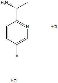 (1R)-1-(5-fluoropyridin-2-yl)ethan-1-amine dihydrochloride Struktur