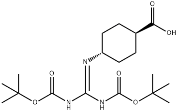 (Boc)2-4-trans-GCHC-OH Struktur