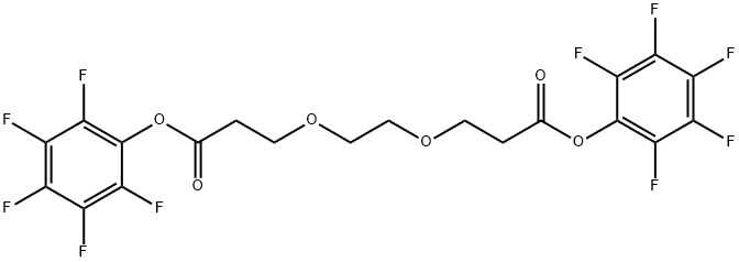 Bis-PEG2-PFP ester Struktur