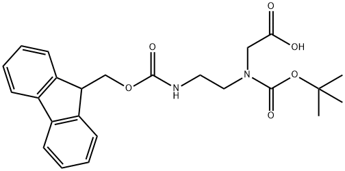Boc-Aeg(Fmoc)-OH Struktur