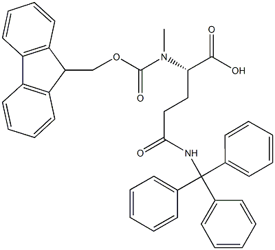 FMoc-N-Me-Gln(Trt)-OH Struktur