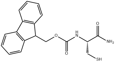 FMoc-l-cys-nh2, 623177-62-8, 結(jié)構(gòu)式