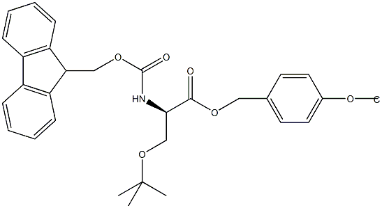 Fmoc-D-Ser(tBu)-Wang TG Struktur