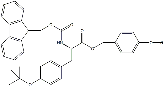 Fmoc-L-Tyr(tBu)-Wang TG Struktur