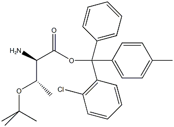 H-D-Thr(tBu)-2-chlorotrityl resin (100-200 mesh, > 0.5 mmol Struktur