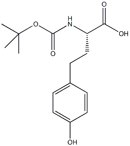 N-ALPHA-T-BUTYLOXYCARBONYL-L-HOMOTYROSINE DICYCLOHEXYLAMINE Struktur