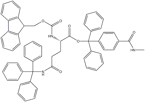 Fmoc-L-Gln(Trt)-Trt TG Struktur