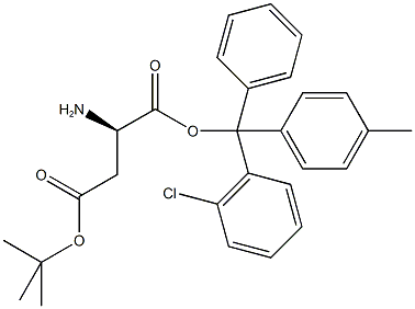 H-D-Asp(tBu)-2-chlorotrityl resin (100-200 mesh, > 0.5 mmol Struktur