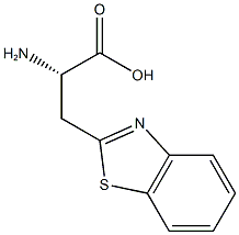 beta-(2-Benzothiazolyl)-L-alanine Struktur