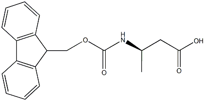 N-beta-(9-Fluorenylmethyloxycarbonyl)-D-homoalanine Struktur